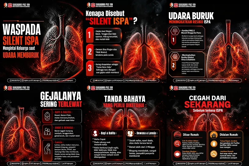 🚨 WASPADA SILENT ISPA! 🚨 🫁 Jangan Tunggu Parah, Kenali Gejalanya Sejak Dini!