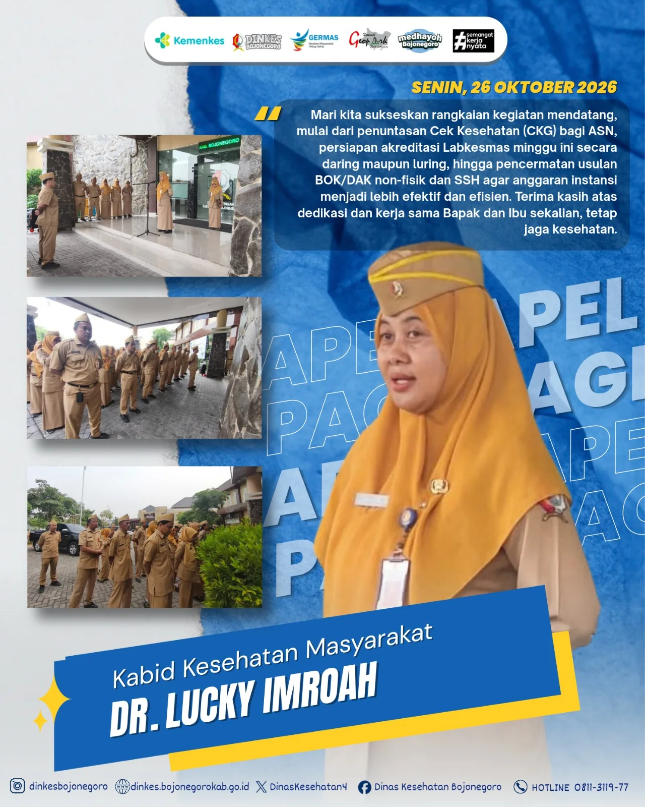 Apel Senin Pagi - 26 Oktober 2026
