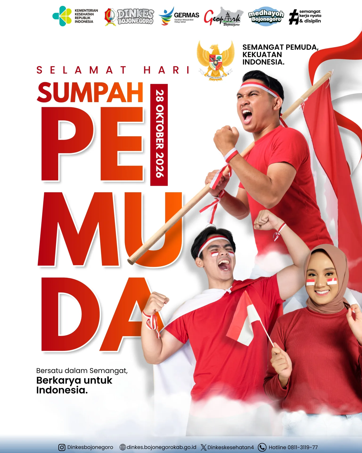 Satu Nusa, Satu Bangsa, dan Raga yang Sehat untuk Indonesia! 💪