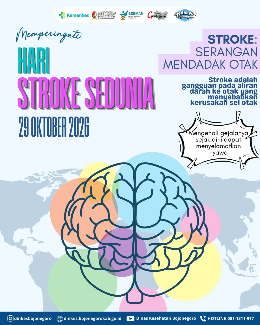 🧠 SELAMAT HARI STROKE SEDUNIA 2026 🧠 📅 29 Oktober 2026