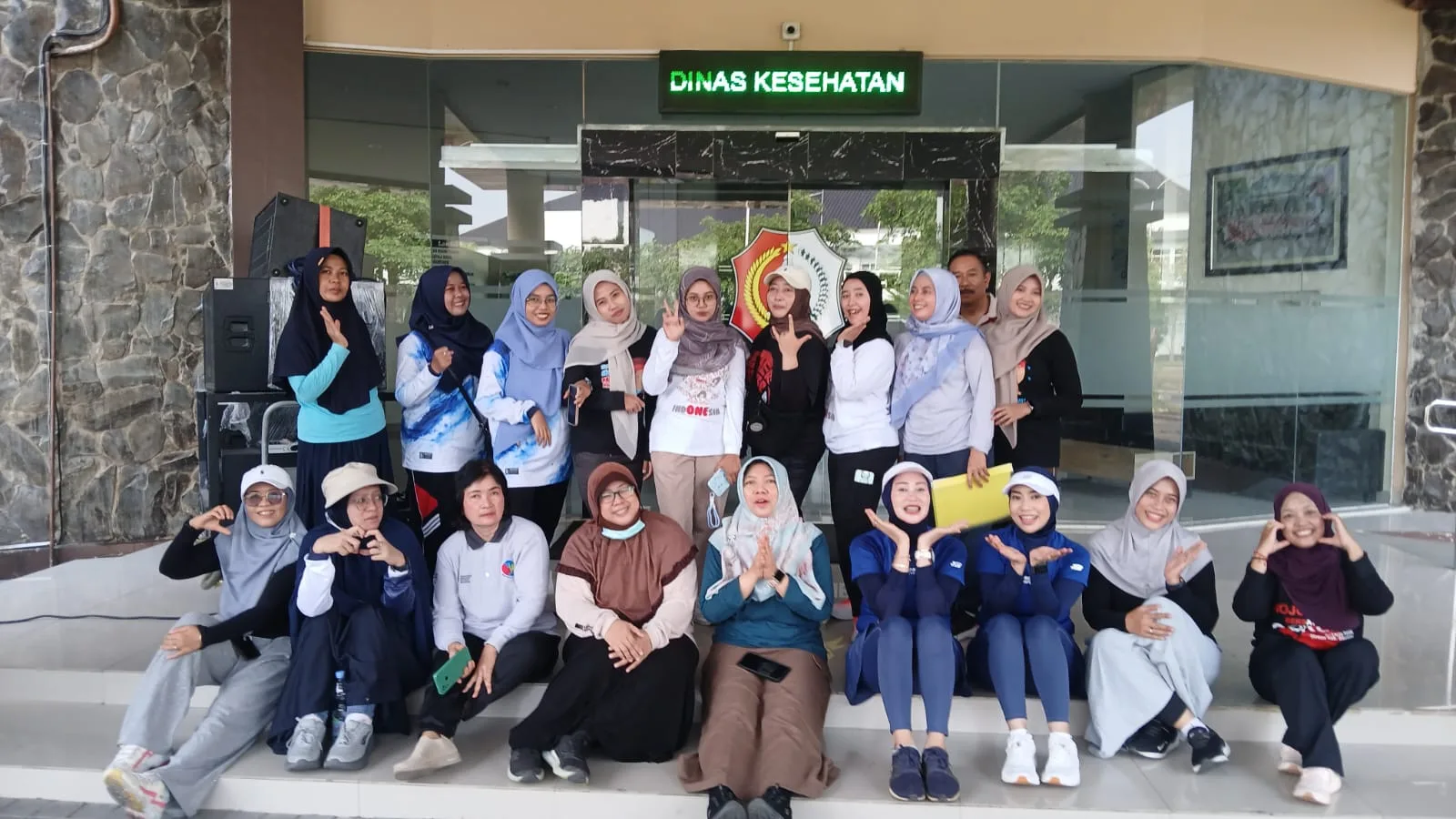 Dinkes Bojonegoro Gelar Senam Pagi Bersama