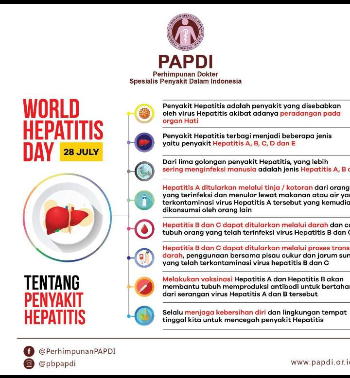 Memperingati Hari Hepatitis Dunia
