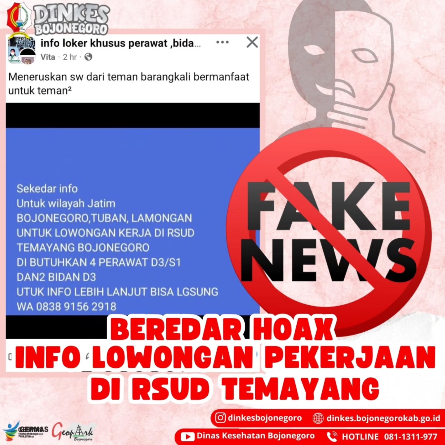 HOAX! Info Loker RSUD Temayang