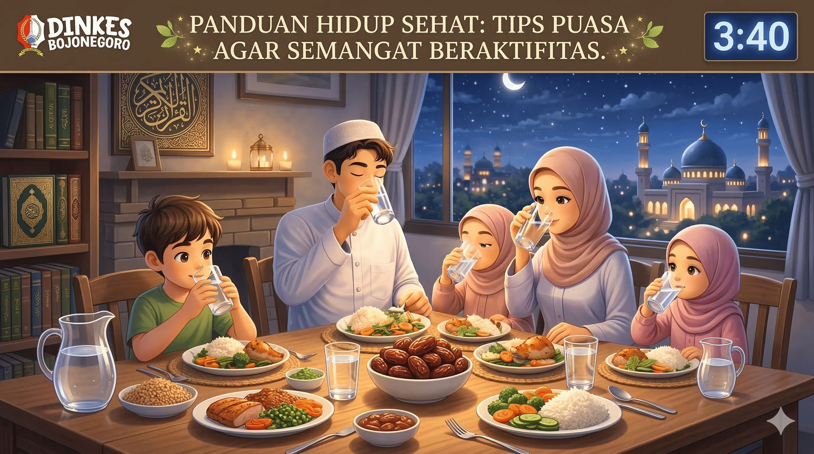 Tips Puasa Sehat untuk Warga Bojonegoro: Tetap Bugar dan Semangat Beraktivitas