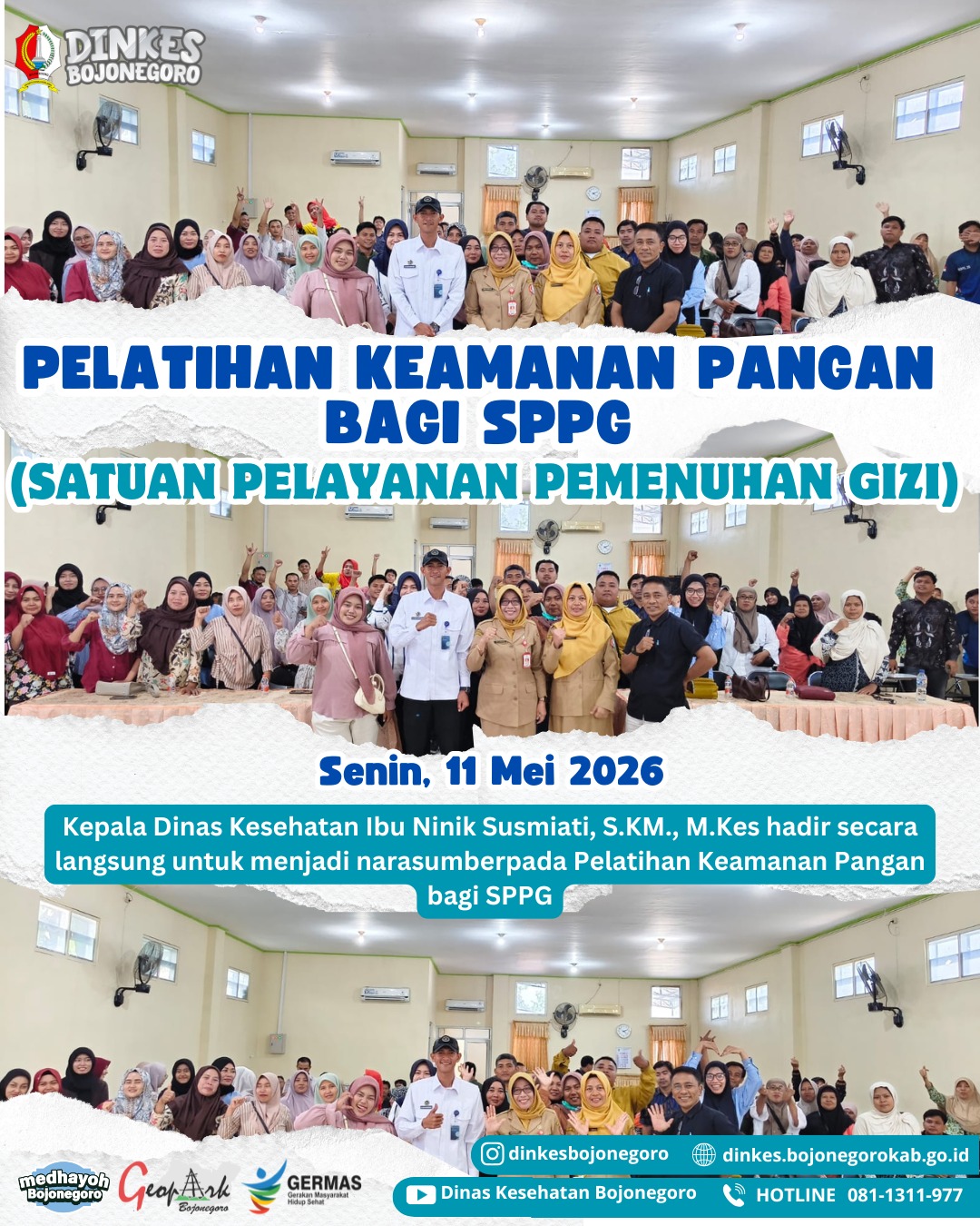 Sosialisasi Pelatihan Keamanan Pangan bagi Satuan Pelayanan Pemenuhan Gizi (SPPG)