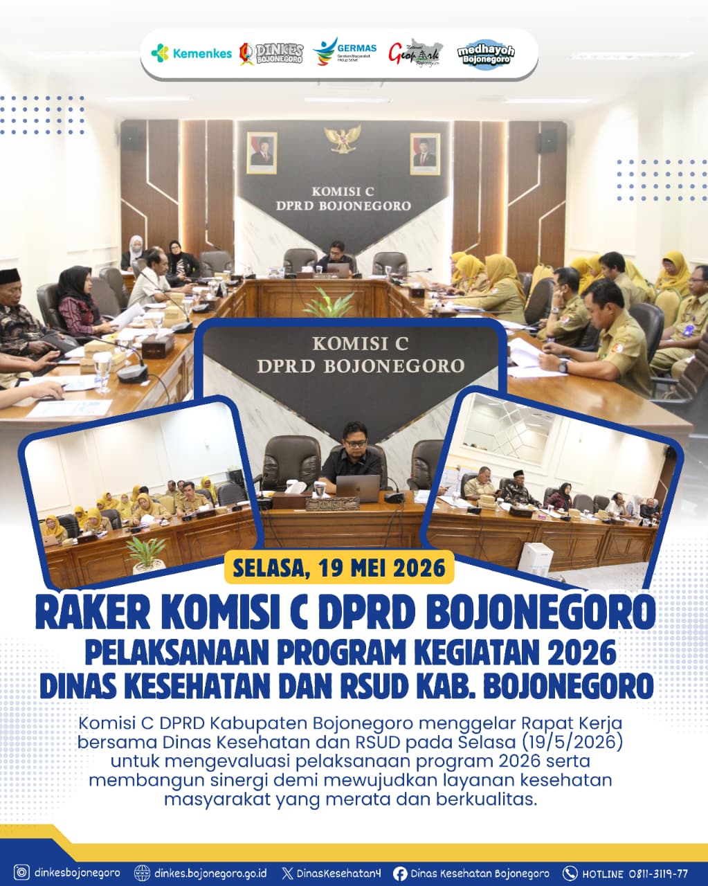 Hadiri Rapat Kerja Bersama Komisi C DPRD, Dinkes Siap Optimalkan Program Kesehatan Tahun 2026