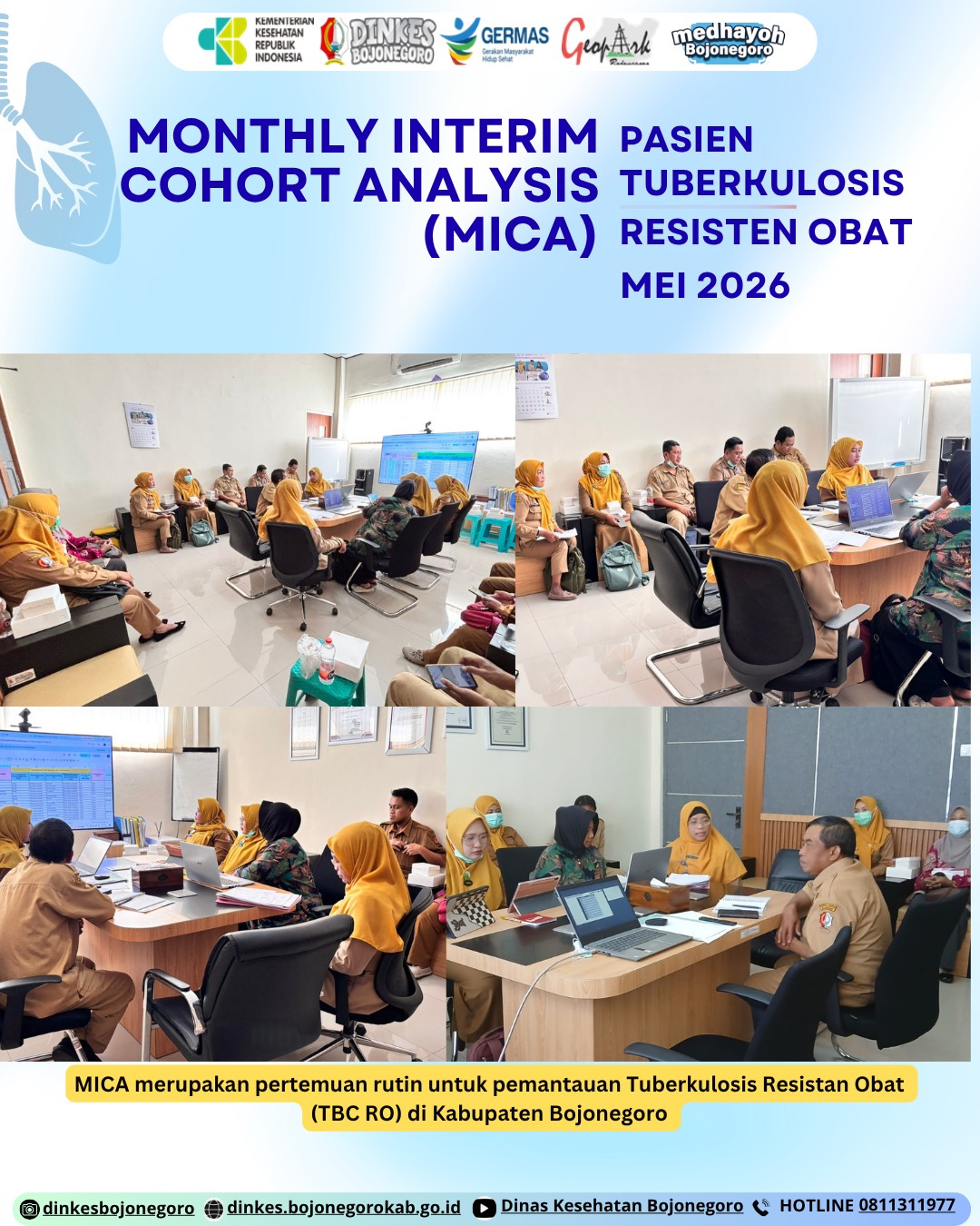 Monthly Interim Cohort Analysis (MICA) Pasien Tuberkulosis Resisten Obat Mei 2026