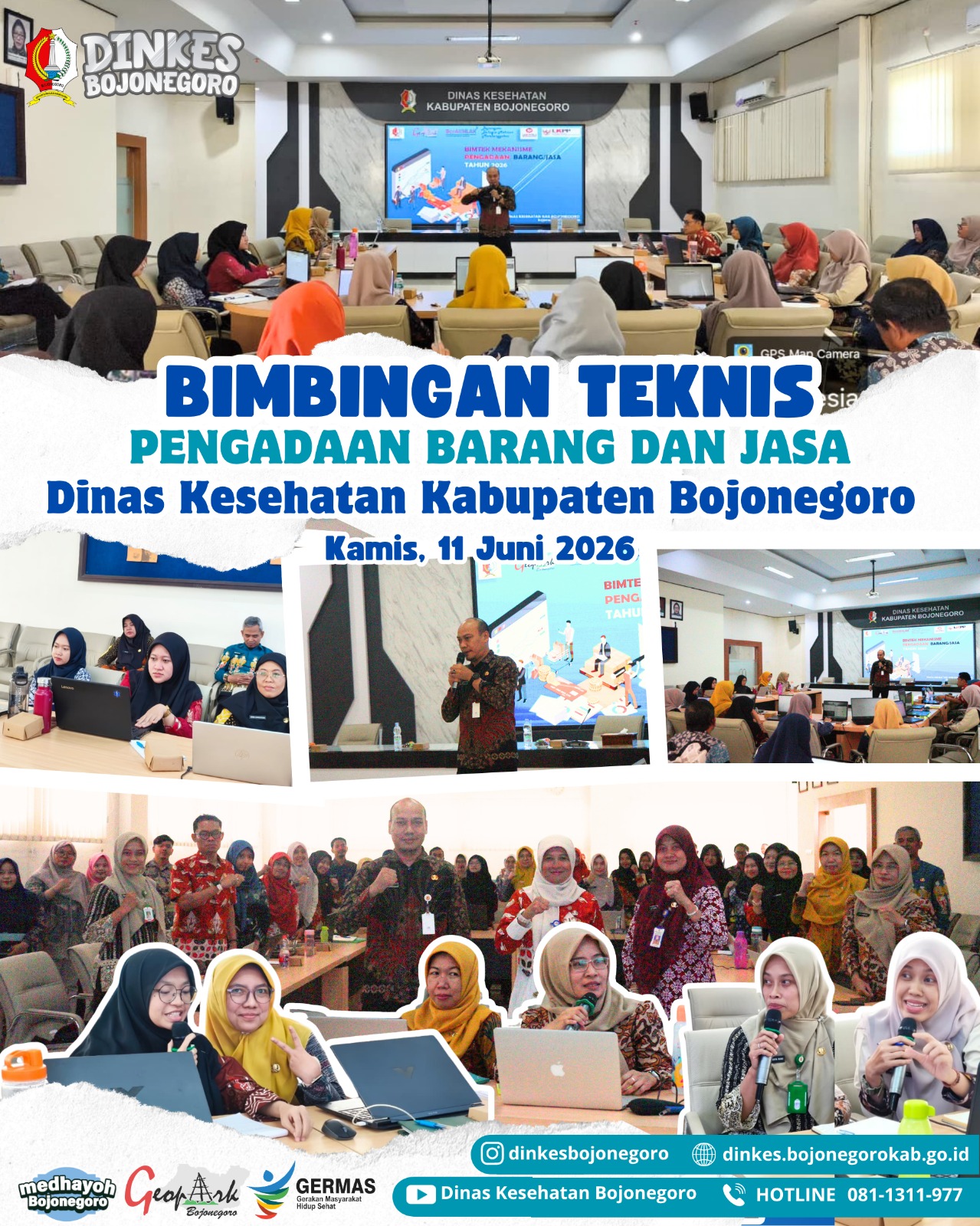 Tingkatkan Kompetensi SDM, Dinkes Bojonegoro Gelar Bimtek Mekanisme Pengadaan Barang dan Jasa