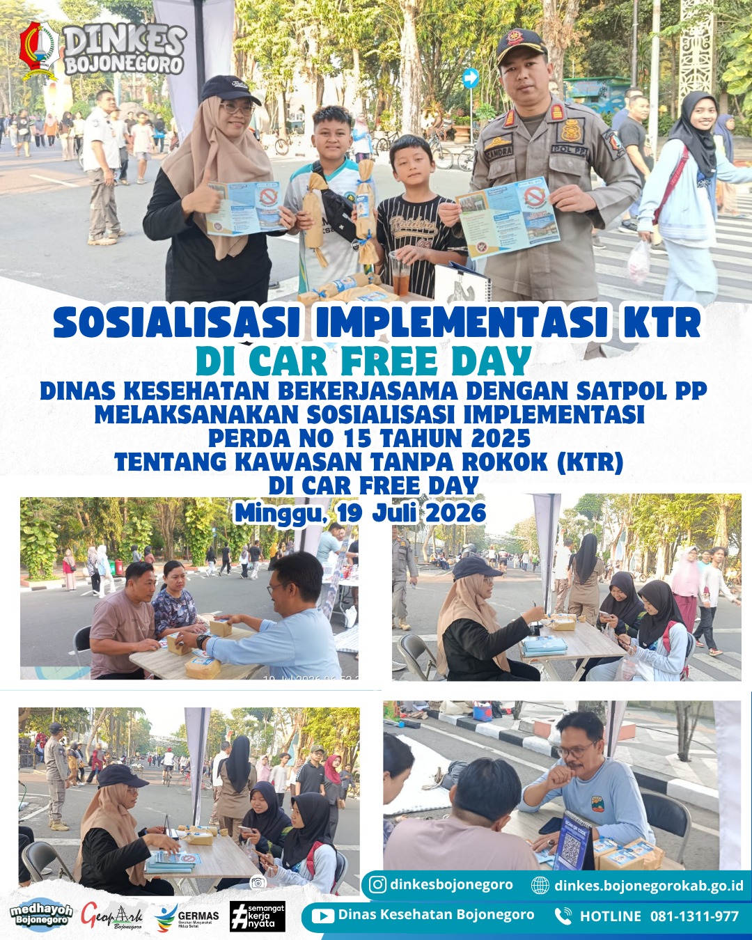 Sosialisasi Implementasi KTR di Car Free Day