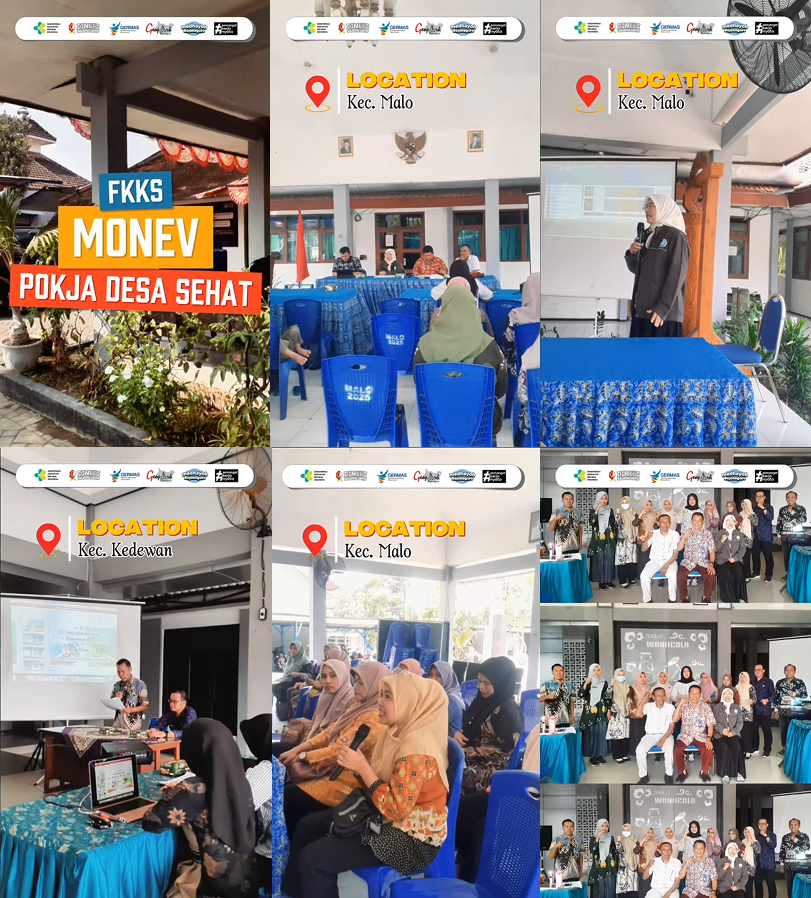 FKKS Monev Pokja Desa Sehat di Kecamatan Malo dan Kecamatan Kedewan