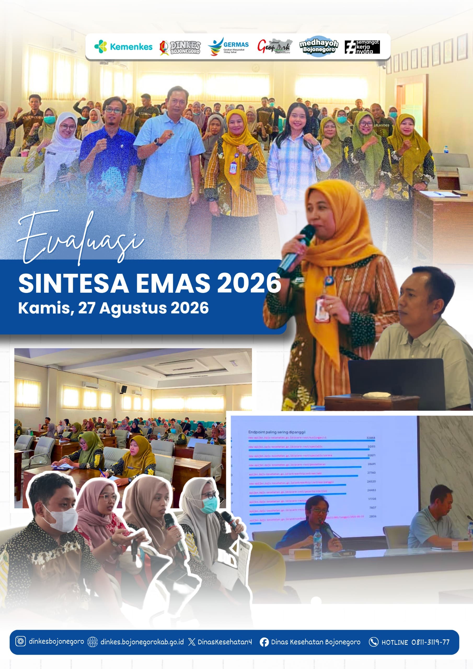 Optimalkan Sistem Informasi Kesehatan, 35 Puskesmas di Bojonegoro Ikuti Evaluasi SINTESA EMAS 2026
