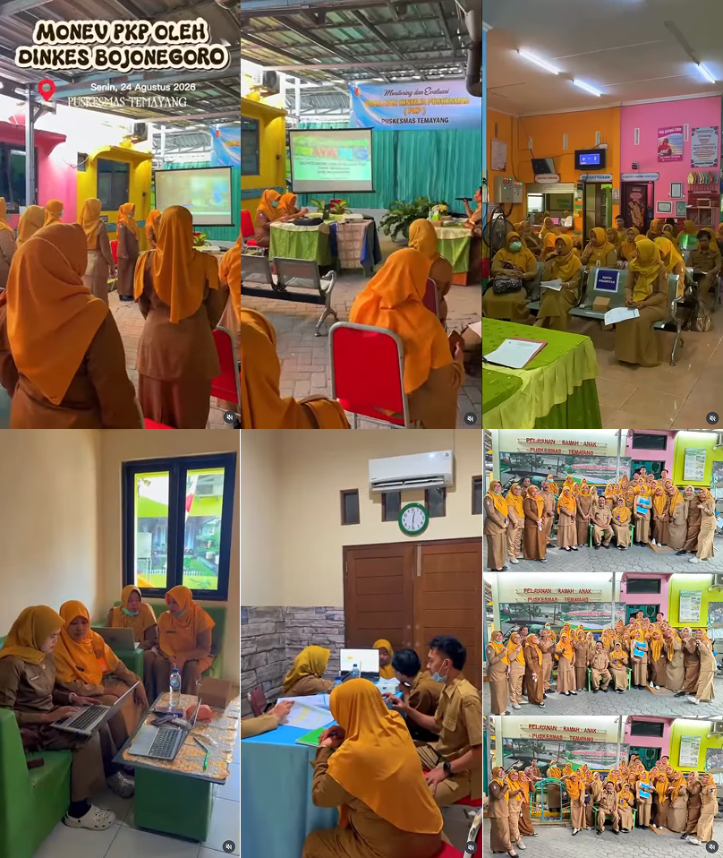 Pembinaan Puskesmas Temayang oleh Dinas Kesehatan 2026