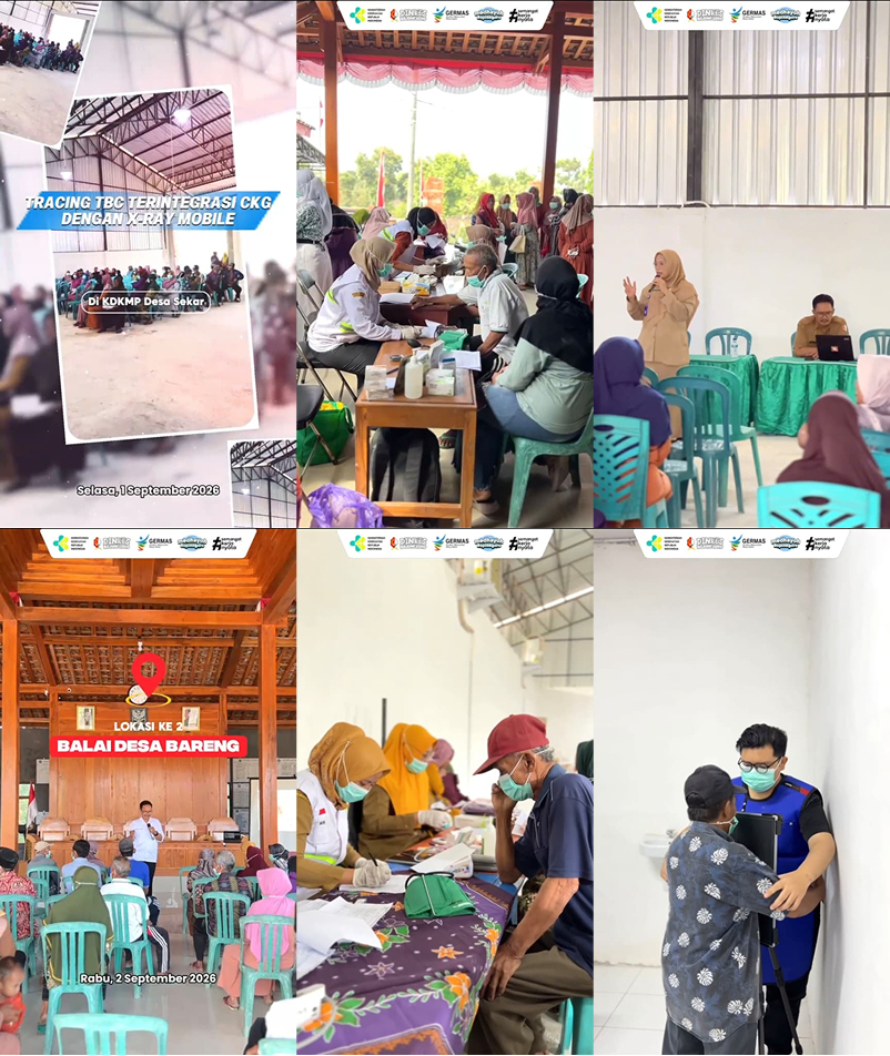 Tracing TB Terintegrasi CKG menggunakan Alat X-Ray di Kecamatan Sekar