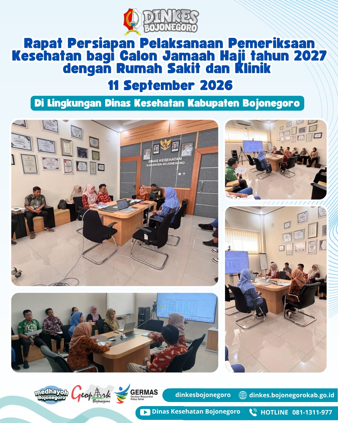 🕋 RAPAT PERSIAPAN PEMERIKSAAN KESEHATAN CALON JEMAAH HAJI TAHUN 2027