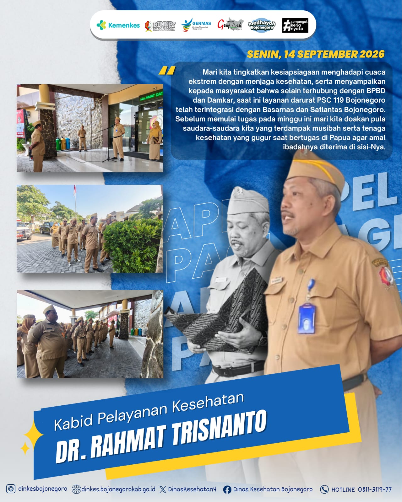 Apel Pagi Dinas Kesehatan - 14 September 2026