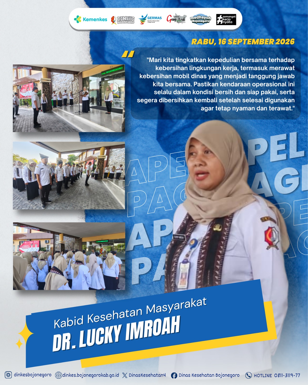 Apel Pagi Dinas Kesehatan - 16 September 2026