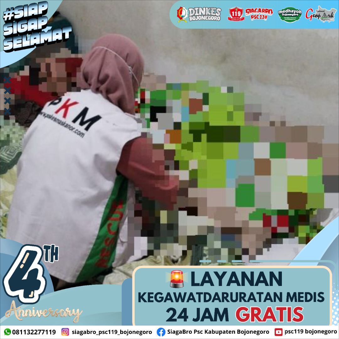 🔰 LAPORAN KEJADIAN KEGAWATDARURATAN MEDIS PRA RUMAH SAKIT SIAGA BRO PSC 119 PUSKESMAS KANOR 🔰