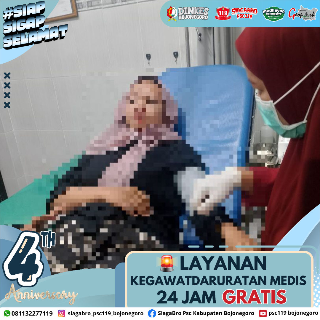 🔰 *LAPORAN KEJADIAN KEGAWATDARURATAN MEDIS PRA RUMAH SAKIT SIAGA BRO PSC 119 PUSKESMAS TRUCUK* 🔰