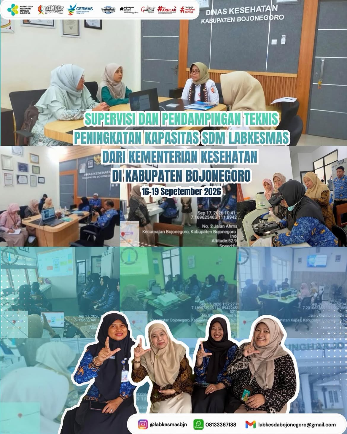 🧪✨ SUPERVISI & PENDAMPINGAN TEKNIS PENINGKATAN KAPASITAS SDM LABKESMAS ✨🧪