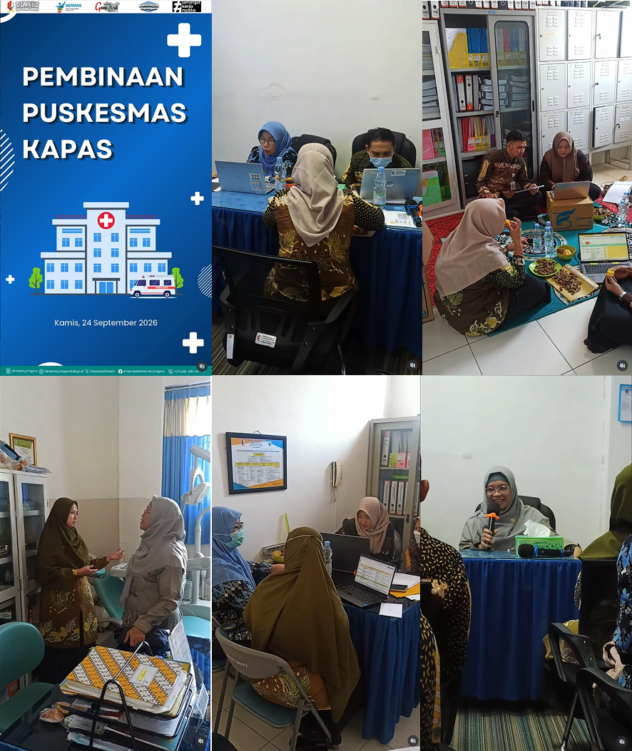 Pembinaan Puskesmas Kapas tahun 2026