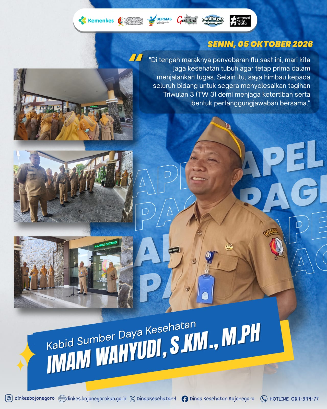 Apel Pagi Dinas Kesehatan - 5 Oktober 2026