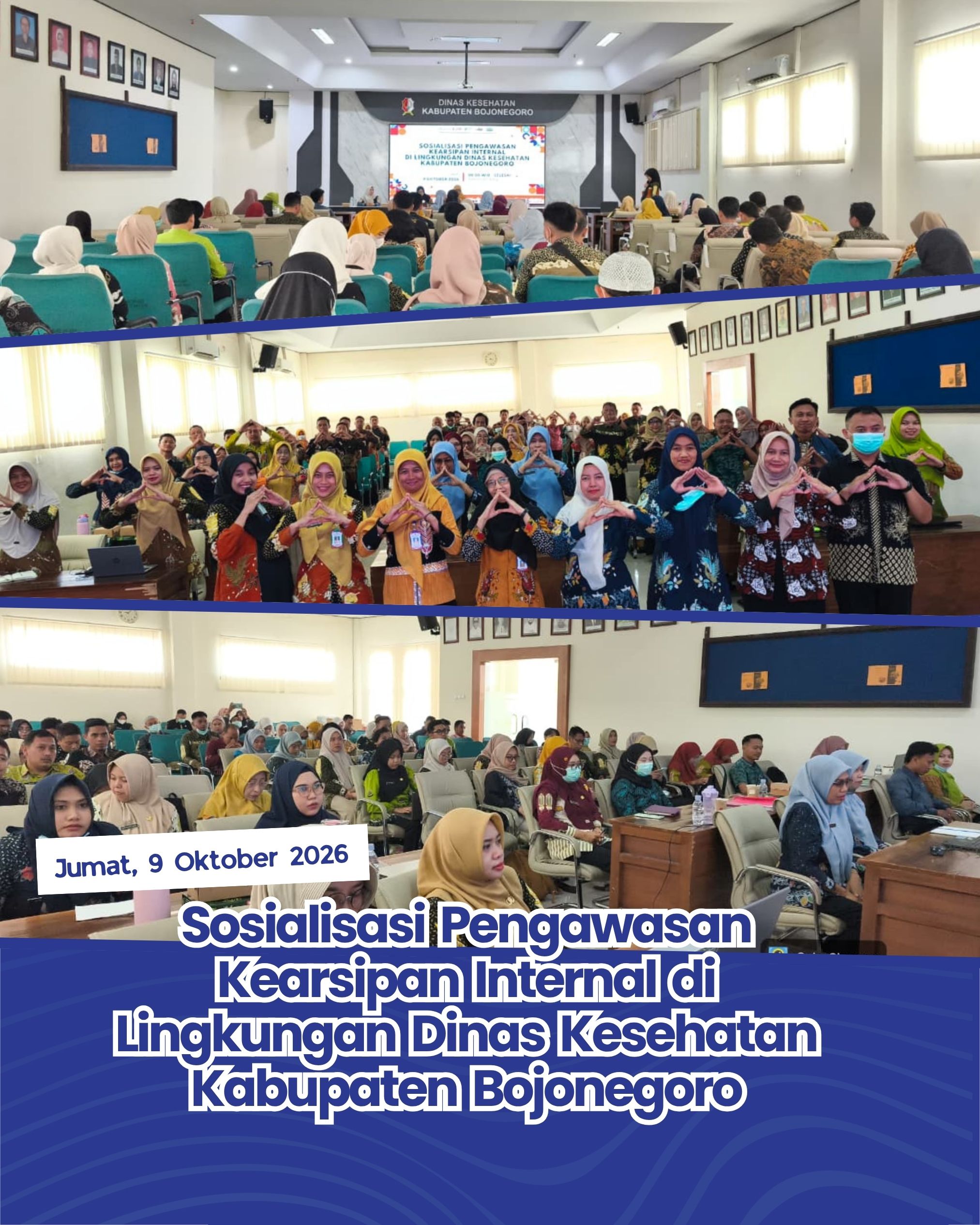 📂✨ SOSIALISASI PENGAWASAN KEARSIPAN INTERNAL DINKES BOJONEGORO ✨📂