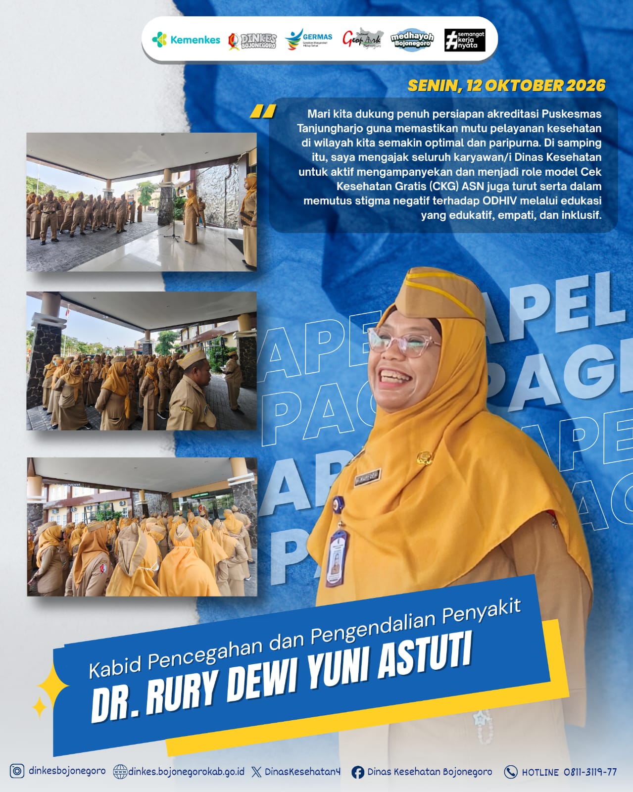 Apel Pagi Dinas Kesehatan - 12 Oktober 2026