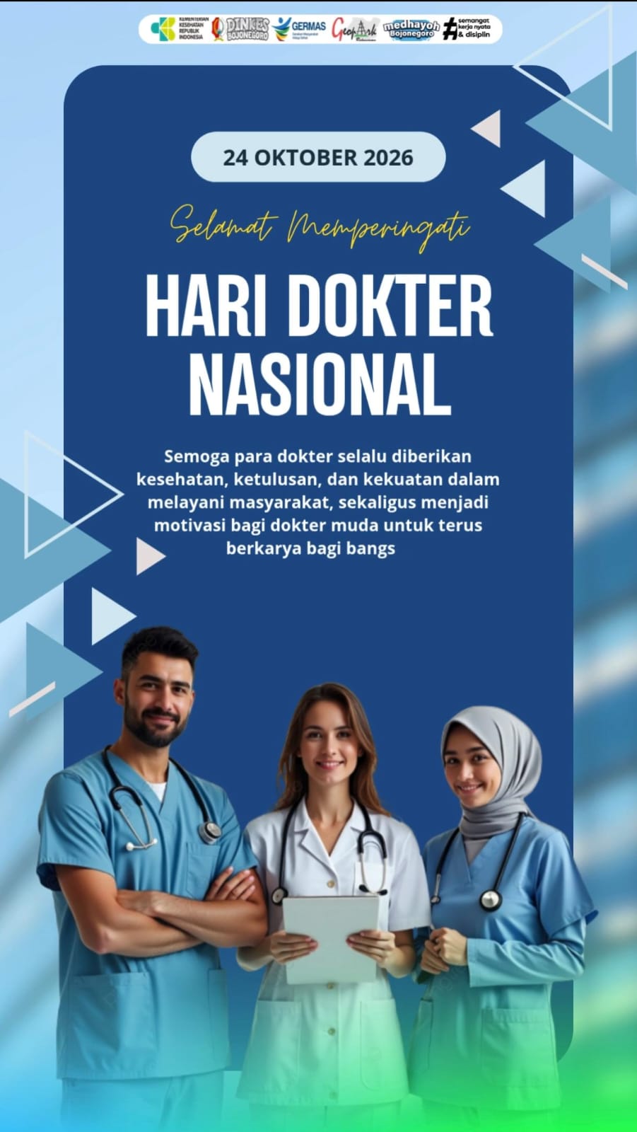 Selamat Hari Dokter Nasional 24 Oktober 2026 🩺🥼