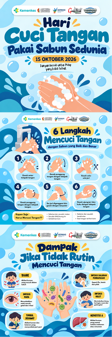 🫧💙 SELAMAT HARI CUCI TANGAN PAKAI SABUN SEDUNIA 2026! 💙🫧